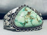 One Of Best Ever Carico Lake Turquoise Vintage Native American Navajo Sterling Silver Bracelet-Nativo Arts