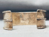 Yazzie Johnson Vintage Native American Navajo Needle Turquoise Sterling Silver Bracelet-Nativo Arts