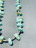 Native American Breathtaking Vintage Santo Domingo Royston Turquoise Shell Necklace-Nativo Arts