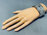 Fred Douglas Native American Navajo Sterling Silver Bracelet-Nativo Arts