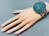 Sphere Turquoise Vintage Southwest Sterling Silver Bracelet-Nativo Arts