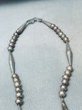 Longer Rare Vintage Native American Navajo Royston Turquoise Sterling Silver Necklace4999.95-Nativo Arts