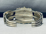 Respect Receiving Vintage Native American Navajo Royston Turquoise Sterling Silver Bracelet-Nativo Arts
