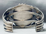 Heavy Vintage Native American Navajo 80 Grams Royston Turquoise Sterling Silve Rbracelet-Nativo Arts