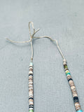 Very Old And Rare Vintage Santo Domingo Turquoise Heishi Necklace-Nativo Arts
