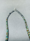 Gorgeous Vintage Santo Domingo Royston Turquoise Sterling Silver Necklace-Nativo Arts