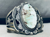 One Of The Best Ever Vintage Native American Navajo Dry Creek Turquoise Sterling Silver Bracelet-Nativo Arts
