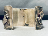 100 Gram Vintage Native American Navajo Royston Morenci Turquoise Sterling Silver Bracelet-Nativo Arts