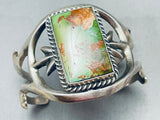 One Of The Best Ever Vintage Native American Navajo Royston Turquoise Sterling Silver Bracelet-Nativo Arts