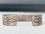 One Of The Most Unique Vintage Native American Navajo Inlay Turquoise Sterling Silver Bracelet-Nativo Arts