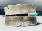 Roger Cochise Incredible Vintage Native American Navajo Turquoise Sterling Silver Bracelet-Nativo Arts