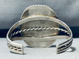 Completely Hand Carved Vintage Native American Navajo Sterling Silver Bracelet-Nativo Arts