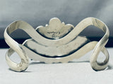 One Of The Most Unique Ever Amethyst Sterling Silver Vintage Native American Navajo Bracelet-Nativo Arts