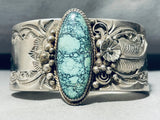 146 Grams Crazy Vintage Native American Navajo Spiderweb Turquoise Sterling Silver Bracelet-Nativo Arts