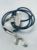 One Of The Coolest Vintage Native American Navajo Sterling Silver Bolot Ie Old-Nativo Arts