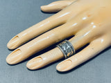 Important Cal Martinez Vintage Native American Navajo Sterling Silver Ring-Nativo Arts