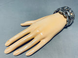 One Of The Coolest Vintage Horse Sterling Silver Bracelet Cuff-Nativo Arts