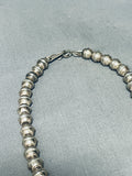 Gasp! Vintage Native American Navajo Amethyst Sterling Silver Squash Blossom Necklace-Nativo Arts