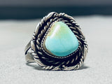 Stunning Vintage Native American Navajo Royston Turquoise Sterling Silver Ring-Nativo Arts