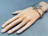 Starfish Vintage Southwest Sterling Silver Bracelet Cuff-Nativo Arts