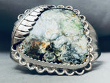 The Best Earthstone Agate Turquoise Vintage Native American Navajo Sterling Silver Bracelet-Nativo Arts