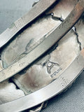 Important Vintage Kewa Tony Aguilar Sr Turquoise Sterling Silver Bracelet-Nativo Arts