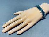 Iconic Vintage Native American Zuni Royston Turquoise Sterling Silver Bracelet-Nativo Arts