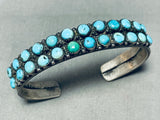 Marvelous Vintage Native American Navajo Turquoise Sterling Silver Bracelet-Nativo Arts