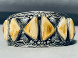 The Best Desert Sand Jasper Vintage Native American Navajo Sterling Silver Bracelet-Nativo Arts