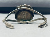 Gorgeous Vintage Native American Navajo Pilot Mountain Turquoise Sterling Silver Bracelet-Nativo Arts