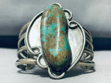 Museum Quality Vintage Native American Navajo Royston Turquoise Sterling Silver Bracelet-Nativo Arts