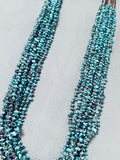 One Of Best Vintage Santo Domingo Turquoise Nuggets Sterling Silver Necklace-Nativo Arts