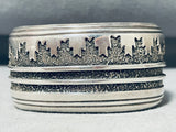 Traditional Vintage Native American Navajo Sterling Silver Bracelet-Nativo Arts