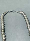 Gasp! Vintage Native American Navajo Blue Gem Turquoise Sterling Silver Necklace Earring Set-Nativo Arts