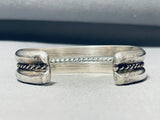 Exceptional Vintage Native American Navajo Sterling Silver Bracelet-Nativo Arts
