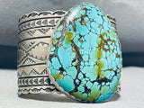 100+ Gram Native American Navajo Spiderweb Turquoise Sterling Silver Bracelet-Nativo Arts