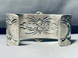 146 Grams Crazy Vintage Native American Navajo Spiderweb Turquoise Sterling Silver Bracelet-Nativo Arts