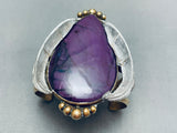 One Of The Best Vintage Southwest Sugilite Sterling Silver Bracelet-Nativo Arts