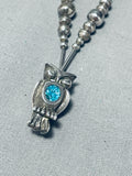 Jaw To The Floor Vintage Southwest Sterling Silver Turquoise Necklace-Nativo Arts