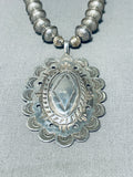 Gorgeous Vintage Native American Navajo Sterling Silver Concho Necklace-Nativo Arts