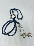 Unique Vintage Native American Navajo Coins Sterling Silver Bolo-Nativo Arts