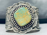125 Gram Native American Navajo Royston Turquoise Sterling Silver Signed Bracelet-Nativo Arts