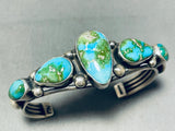 Best Vintage Nila Cook Turquoise Sterling Silver Bracelet Cuff-Nativo Arts