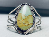 Moss Jasper Vintage Native American Navajo Sterling Silver Bracelet-Nativo Arts