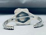 Davey Morgan Vintage Native American Navajo Royston Turquoise Sterling Silver Bracelet-Nativo Arts