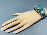 One Of The Best Vintage Native American Navajo Royston Turquoise Sterling Silver Bracelet-Nativo Arts