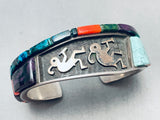 Master Phillip Sekaquaptewa Vintage Hopi Turquoise Sterling Silver Bracelet-Nativo Arts