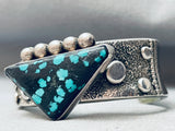 Best Vintage Native American Navajo Andy Marion Turquoise Sterling Silver Bracelet-Nativo Arts