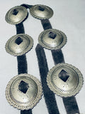 Early 1900's Vintage Native American Navajo 2nd Phgase Concho Belt