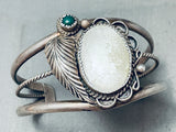 Amazing Vintage Native American Navajo Len Cadmen Turquoise Shell Bracelet-Nativo Arts